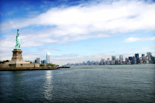 statue of liberty and harbor