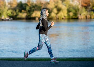 Woman running