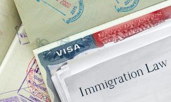 Foto de documentos de inmigración